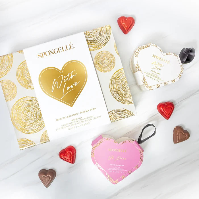 Spongellé Heart Gift Set With Love