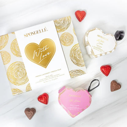 Spongellé Heart Gift Set With Love
