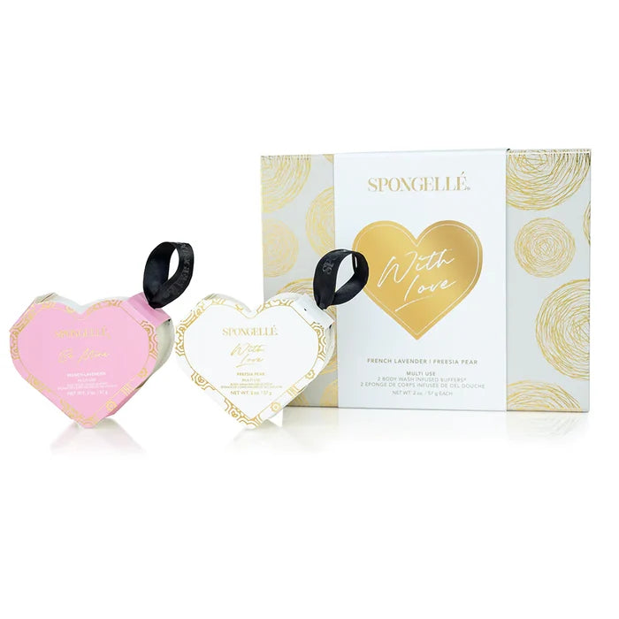 Spongellé Heart Gift Set With Love