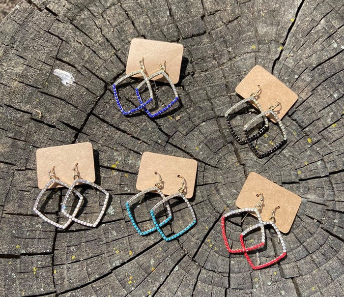 Square Dangle Earrings