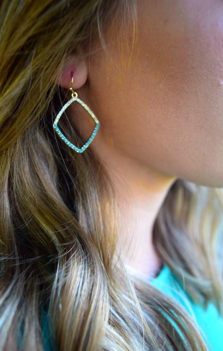 Square Dangle Earrings
