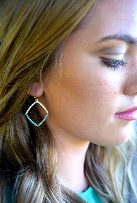 Square Dangle Earrings