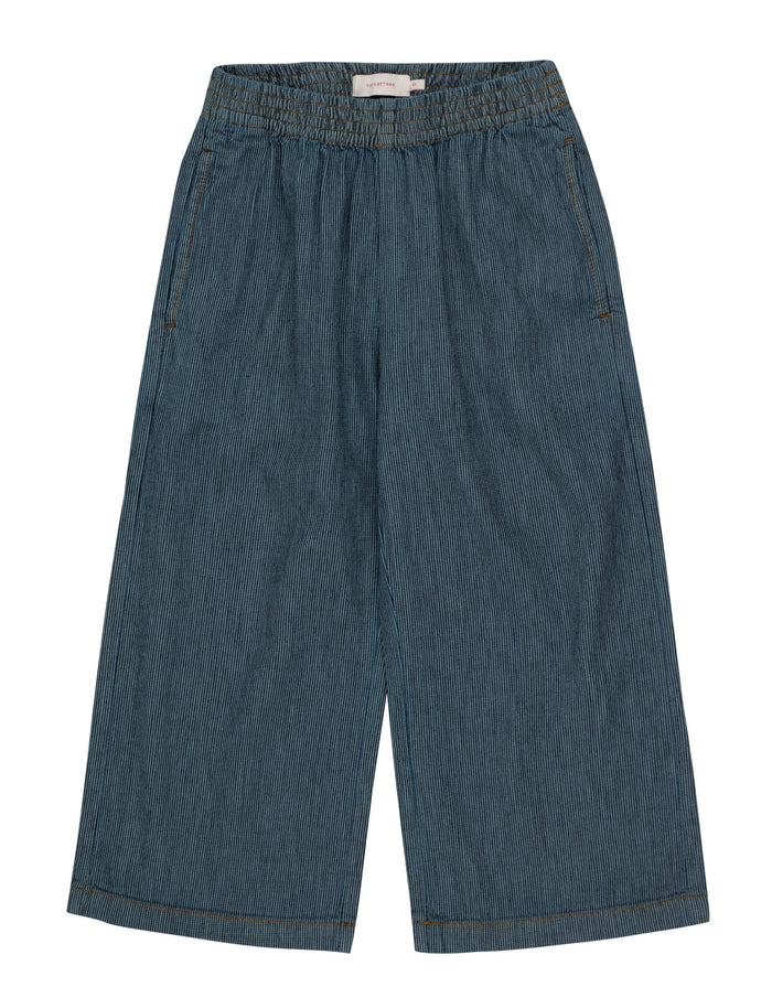 Stripes Denim Wide Pant