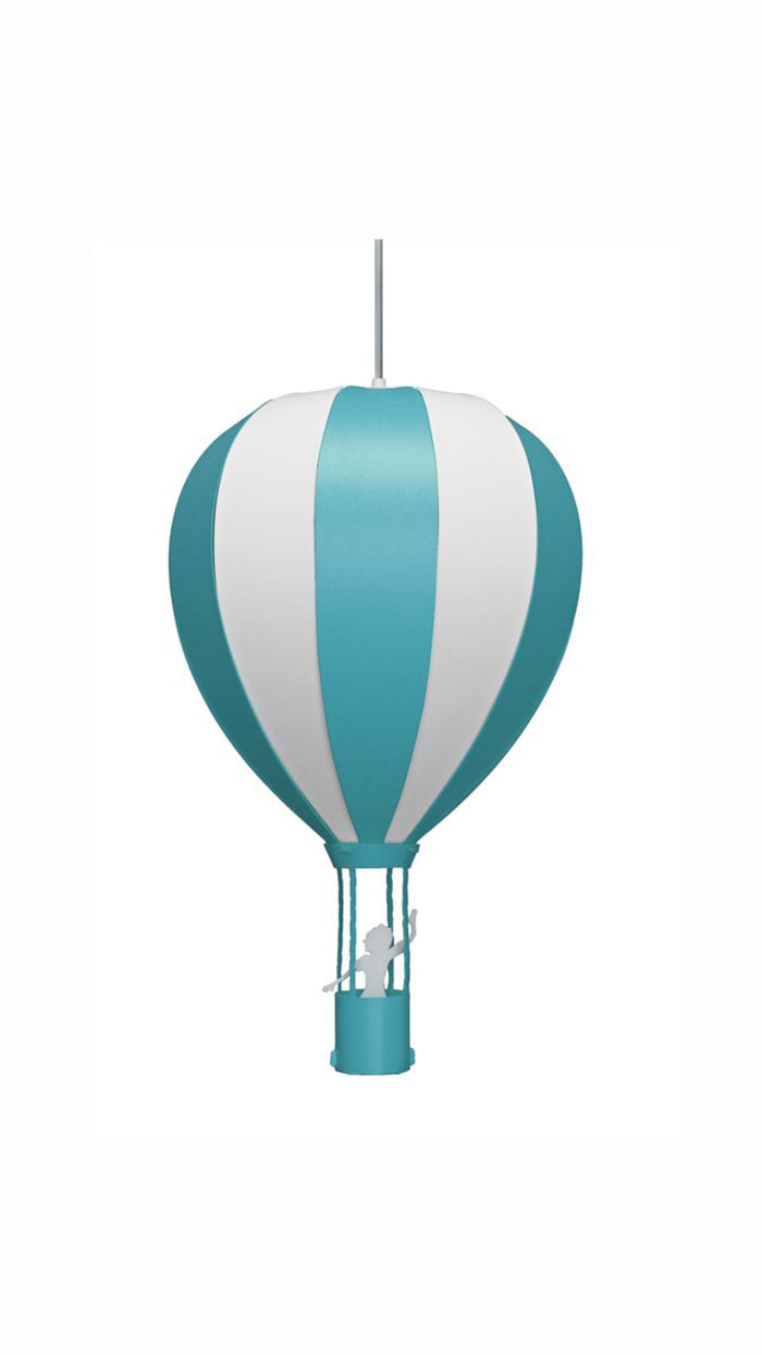 Suspension Montgolfière Turquoise