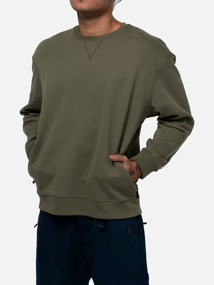 BETWEEN SIDES Sweatshirt - Khaki - Sweatshirts SWEATSHIRT