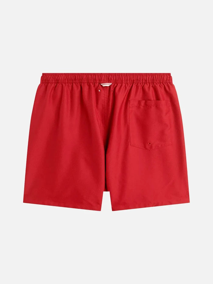 FRED PERRY Swimshorts - Burnt Red - Swim Boxers DENİZ ŞORTU