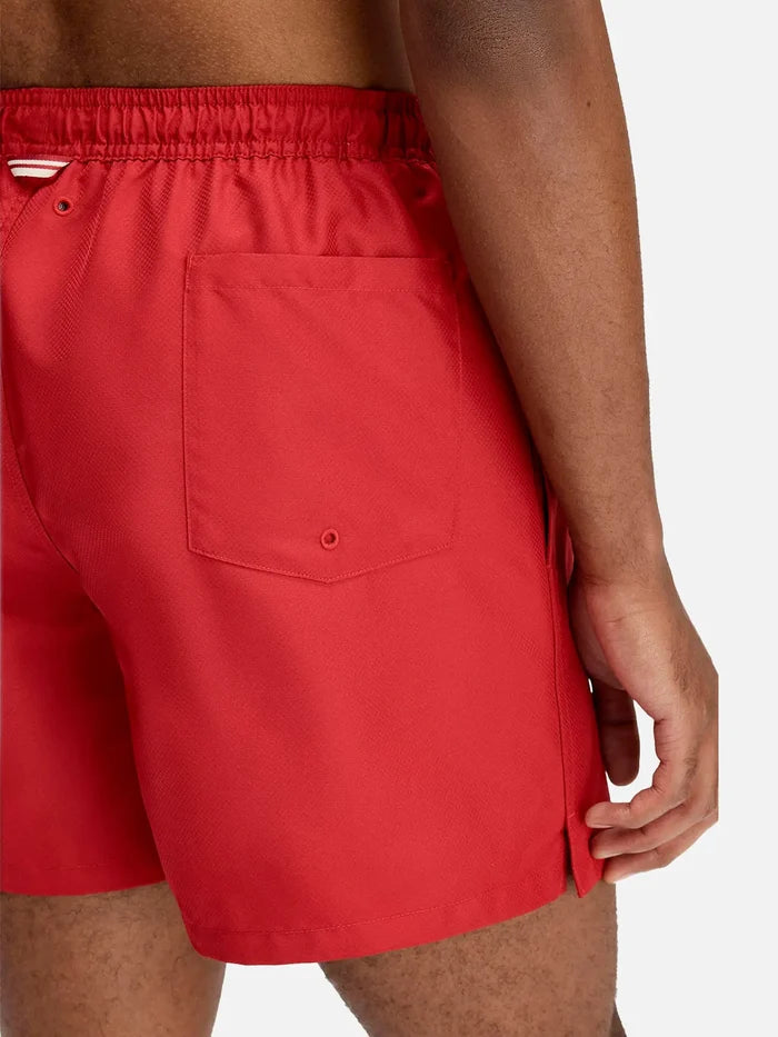 FRED PERRY Swimshorts - Burnt Red - Swim Boxers DENİZ ŞORTU