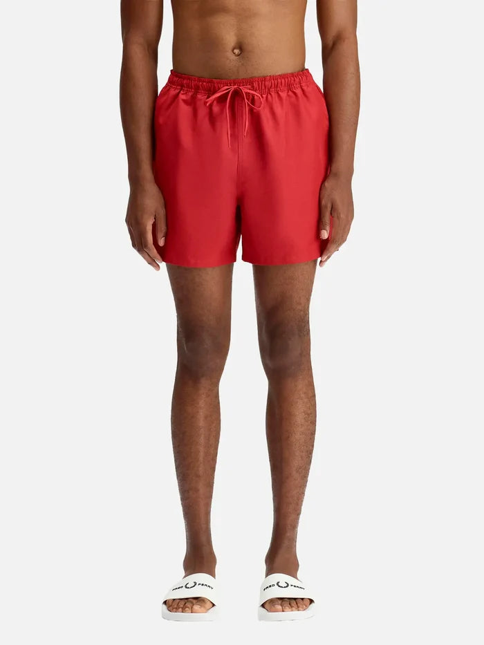 FRED PERRY Swimshorts - Burnt Red - Swim Boxers DENİZ ŞORTU
