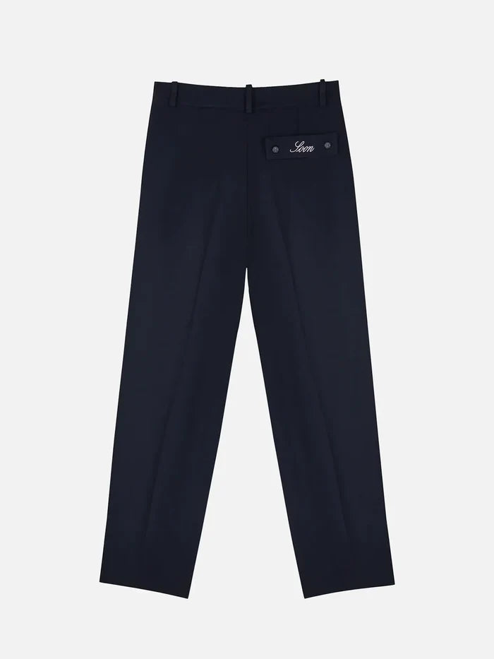 SOON TO BE ANNOUNCED Switch Pockets Trousers - Navy - Trousers PANTOLON