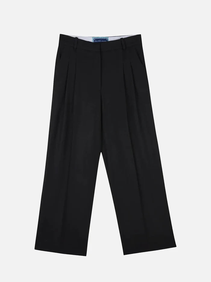 SOON TO BE ANNOUNCED Switch-Pockets Trousers W - Black - Trousers PANTOLON