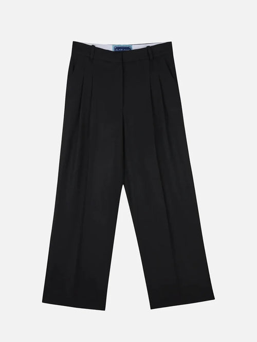 SOON TO BE ANNOUNCED Switch-Pockets Trousers W - Black - Trousers PANTOLON