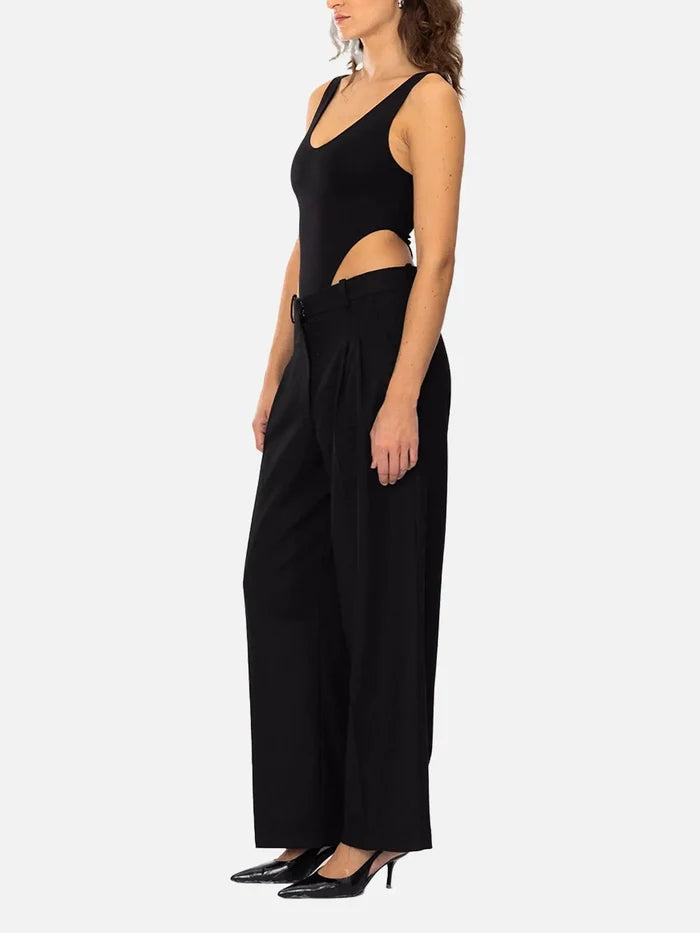 SOON TO BE ANNOUNCED Switch-Pockets Trousers W - Black - Trousers PANTOLON