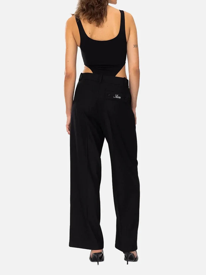 SOON TO BE ANNOUNCED Switch-Pockets Trousers W - Black - Trousers PANTOLON