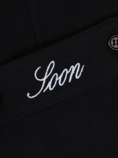 SOON TO BE ANNOUNCED Switch-Pockets Trousers W - Black - Trousers PANTOLON