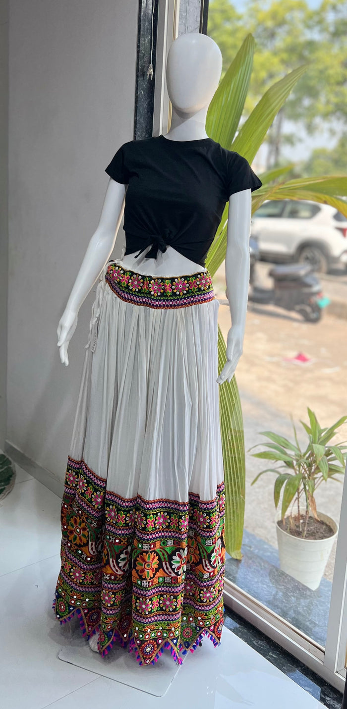 SXV  cotton chaniya with top combo for boho look (limited edition)fully stitched