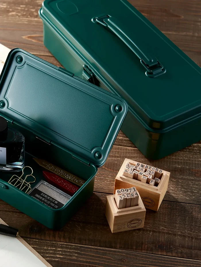 TOYO STEEL T-320 Tool Box Antique Green - Household Storage Containers ALET ÇANTASI