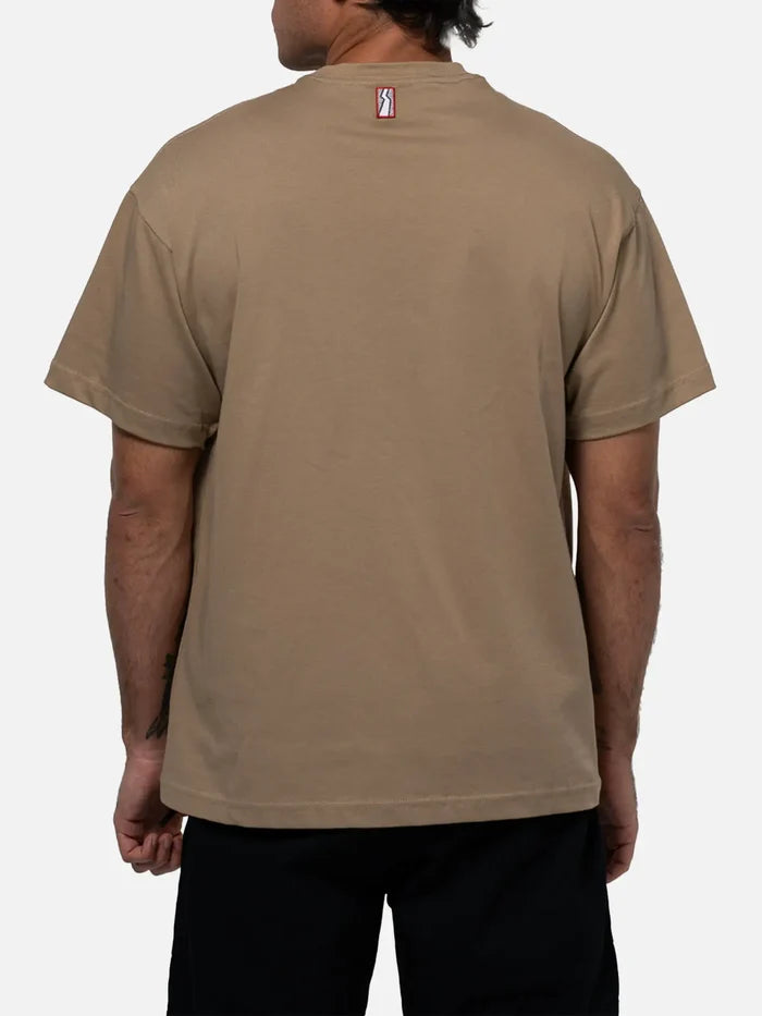 BETWEEN SIDES T-Shirt - Sand - T-Shirts T-SHIRT