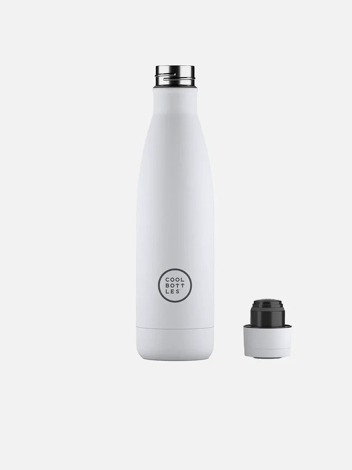 COOL BOTTLES The Bottle - Mono White 500ml - Uncategorized TERMOS