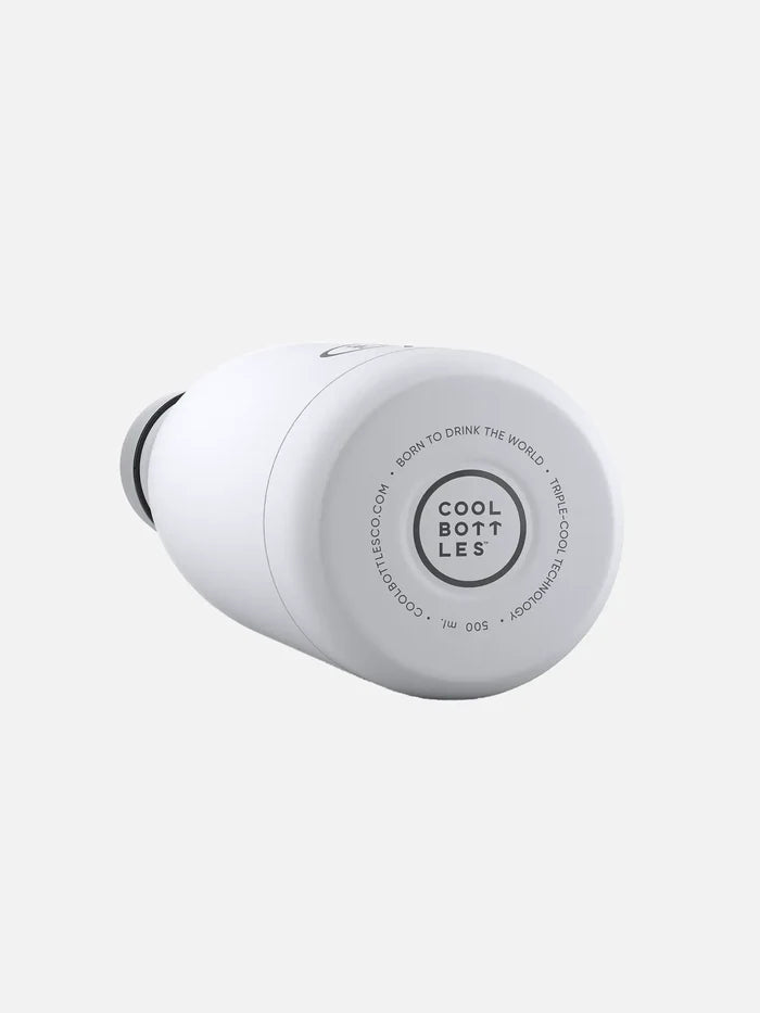 COOL BOTTLES The Bottle - Mono White 500ml - Uncategorized TERMOS