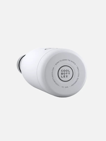COOL BOTTLES The Bottle - Mono White 500ml - Uncategorized TERMOS