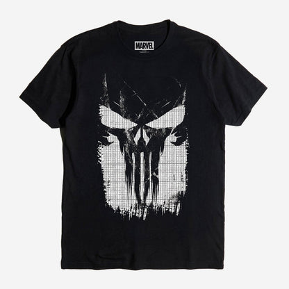 The Punisher Logo Forge Heavyweight Boxy Tee - Heroes & Villains-Marvel-T-Shirt