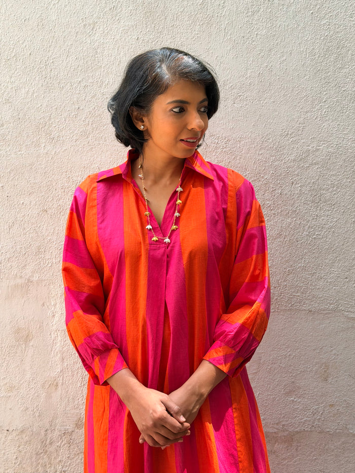 Three Petal Charm Necklace