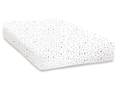 Tiny triangle baby fitted sheet