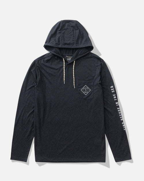 Tippet Hood Tech Tee - Black Heather