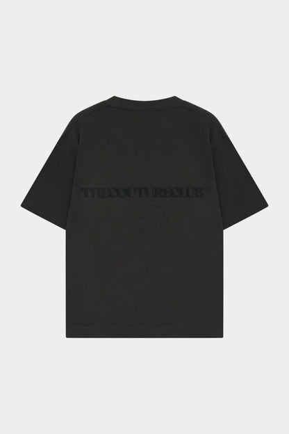 TONAL COPYRIGHT MULTI GRAPHIC T-SHIRT - CHARCOAL