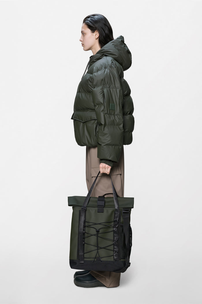RAINS Trail Rolltop Tote Bag Green 25L H47 x D13 x W35 cm Tote
