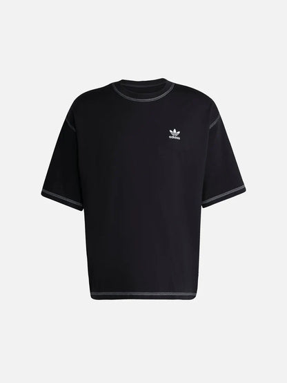 ADIDAS ORIGINALS Trefoil Essentials T-Shirt - Black - T-Shirts T-SHIRT