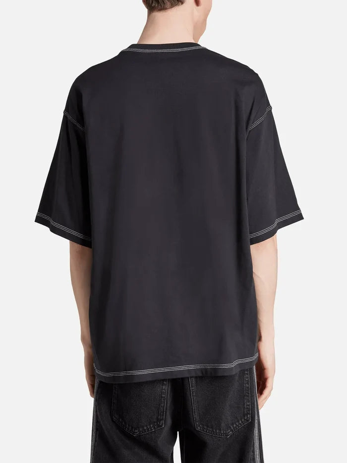 ADIDAS ORIGINALS Trefoil Essentials T-Shirt - Black - T-Shirts T-SHIRT