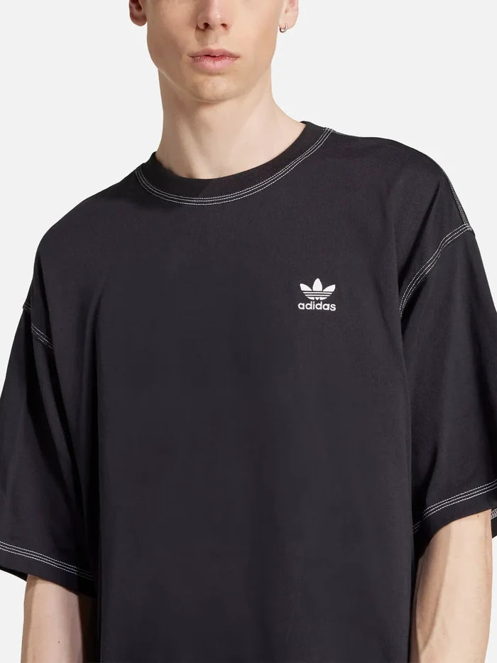 ADIDAS ORIGINALS Trefoil Essentials T-Shirt - Black - T-Shirts T-SHIRT