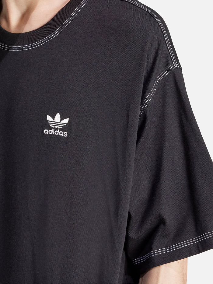 ADIDAS ORIGINALS Trefoil Essentials T-Shirt - Black - T-Shirts T-SHIRT