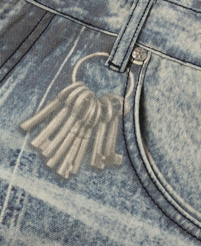 Trompe L'Oeil Pants (Blue)