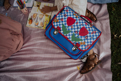 Caramel and Cie Cartable Moyen Tulip Sisters backpack