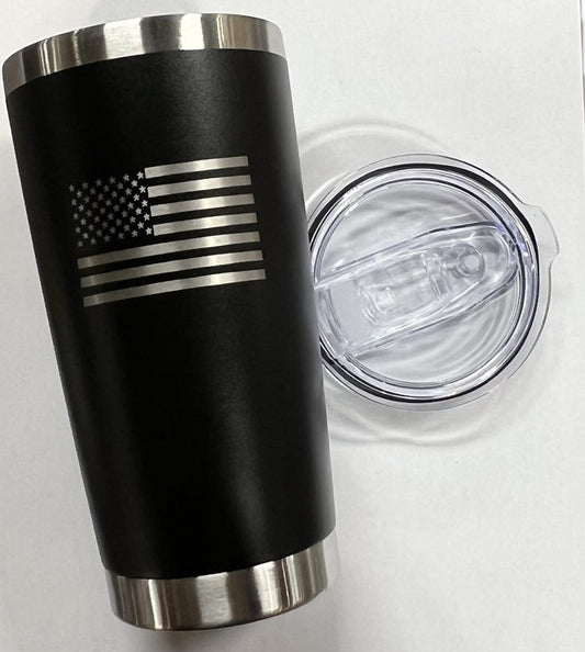 Tumbler - US Flag: Dimensions: 6