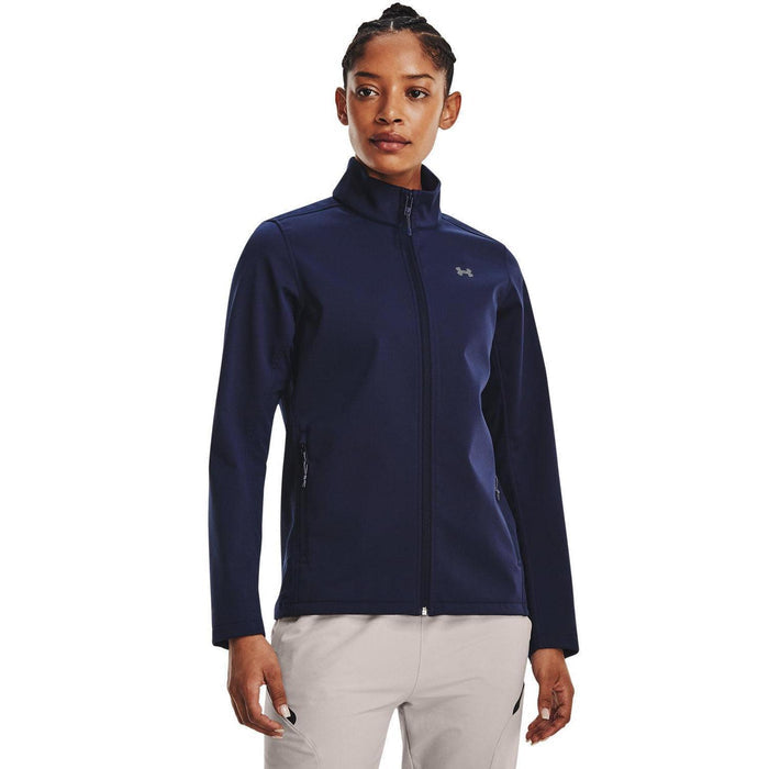 Under Armour Ladies ColdGear Infrared Shield 2.0 Jacket-Under Armour-Midnight Navy-XS-Thread Logic