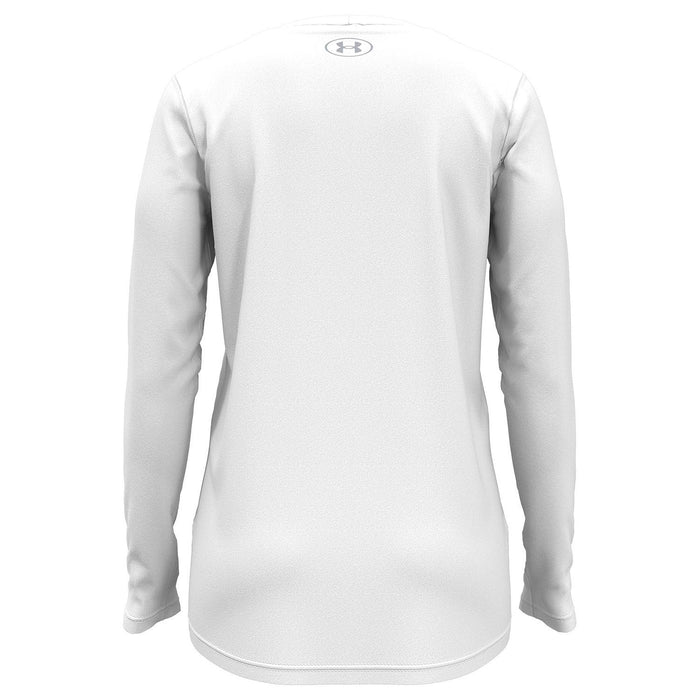 no-logo Under Armour Ladies Team Tech Long-Sleeve T-Shirt-Under Armour-Thread Logic