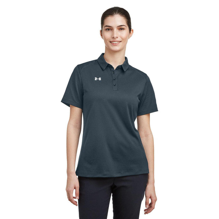 Under Armour Ladies Tech Polo-Under Armour-Grey/White-XS-Thread Logic