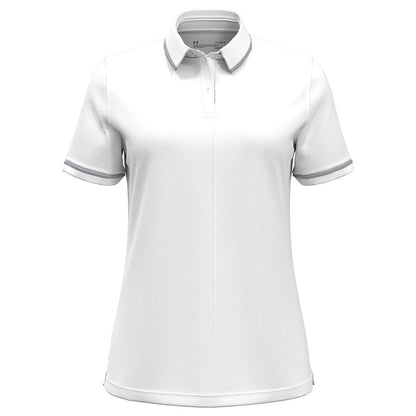 Under Armour Ladies Tipped Teams Performance Polo-Under Armour-White-XS-Thread Logic
