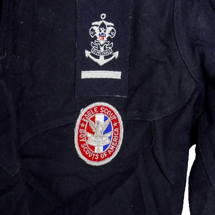 US 1950s Sea Scouts Wool Middy - XSmall - US Navy Surplus - Collectables & Rarities