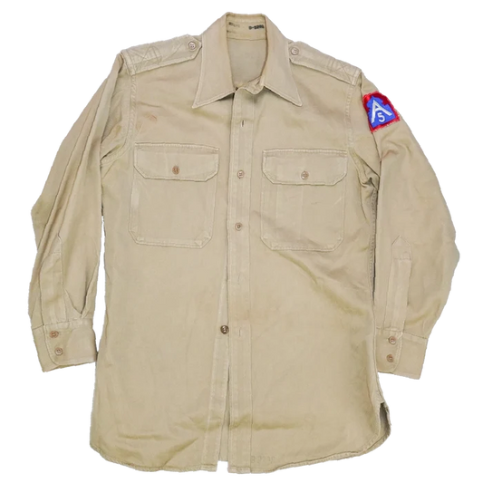 US Army 1946 Pattern Tan Service Shirt - Small, Item 2 - US Army Surplus - Service Shirts