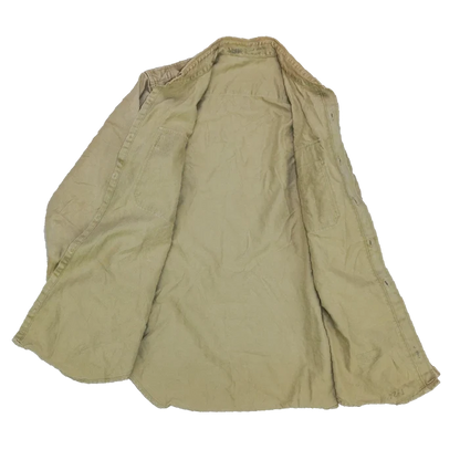 US Army Khaki Long Sleeve Service Dress Shirt - Small - US Army Surplus - Service Shirts