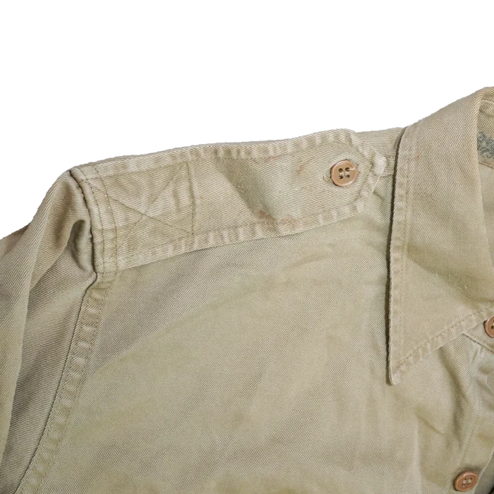 US Army Khaki Long Sleeve Service Dress Shirt - Small - US Army Surplus - Service Shirts
