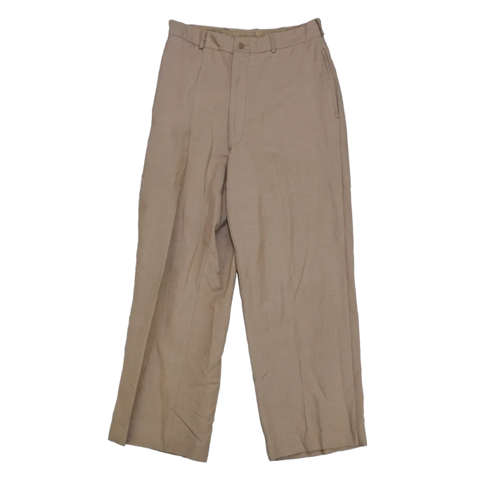 US Army Officer Tan Service Dress Trousers - Small - US Army Surplus - Dress Trousers