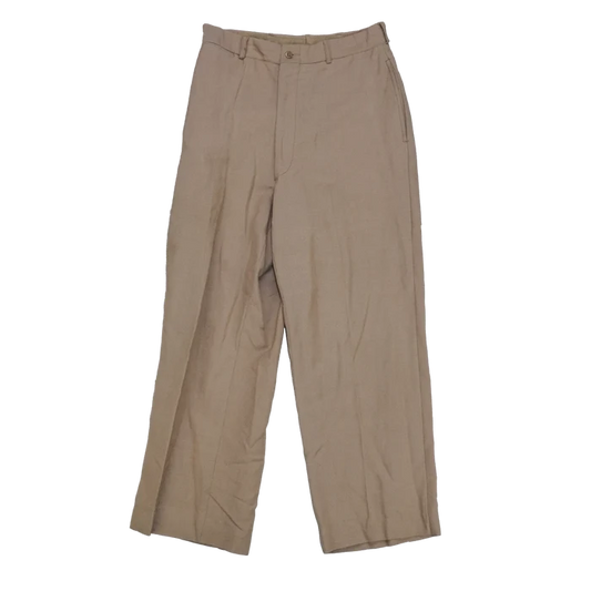US Army Officer Tan Service Dress Trousers - Small - US Army Surplus - Dress Trousers