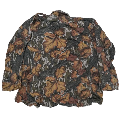 US Made Mossy Oak Fall Camo Field Shirt - XLarge - Army & Outdoors - Field Shirts