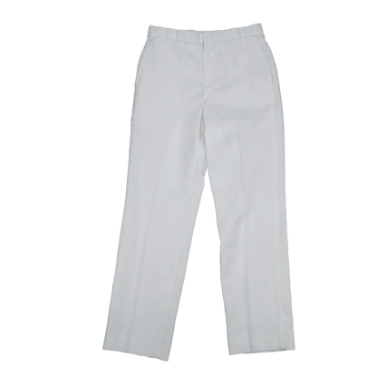 US Navy White Service Dress Trousers - 32R, Medium - US Navy Surplus - Dress Trousers
