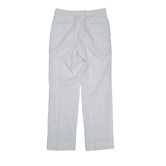 US Navy White Service Dress Trousers - 32R, Medium - US Navy Surplus - Dress Trousers